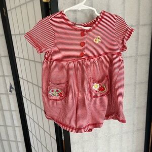 Vintage Embroidered Dress / Romper 3t